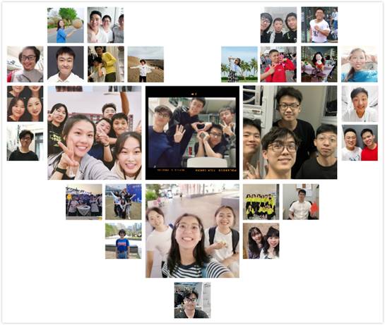 许多照片放在一起描述已自动生成
